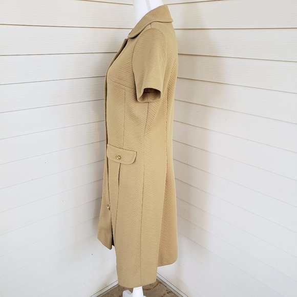 Vintage Norman Wiatt Knits Button down Dress 1970s - Picture 7 of 10